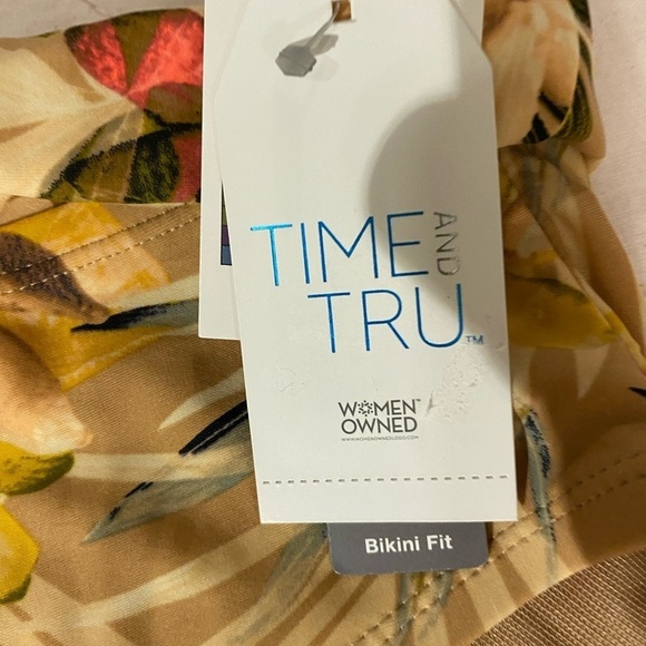 Time and Tru High Waist Bikini Bottom 1X (16W-18W) (FR) - Picture 9 of 11